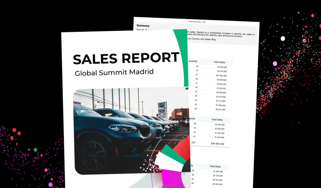 webinar create report