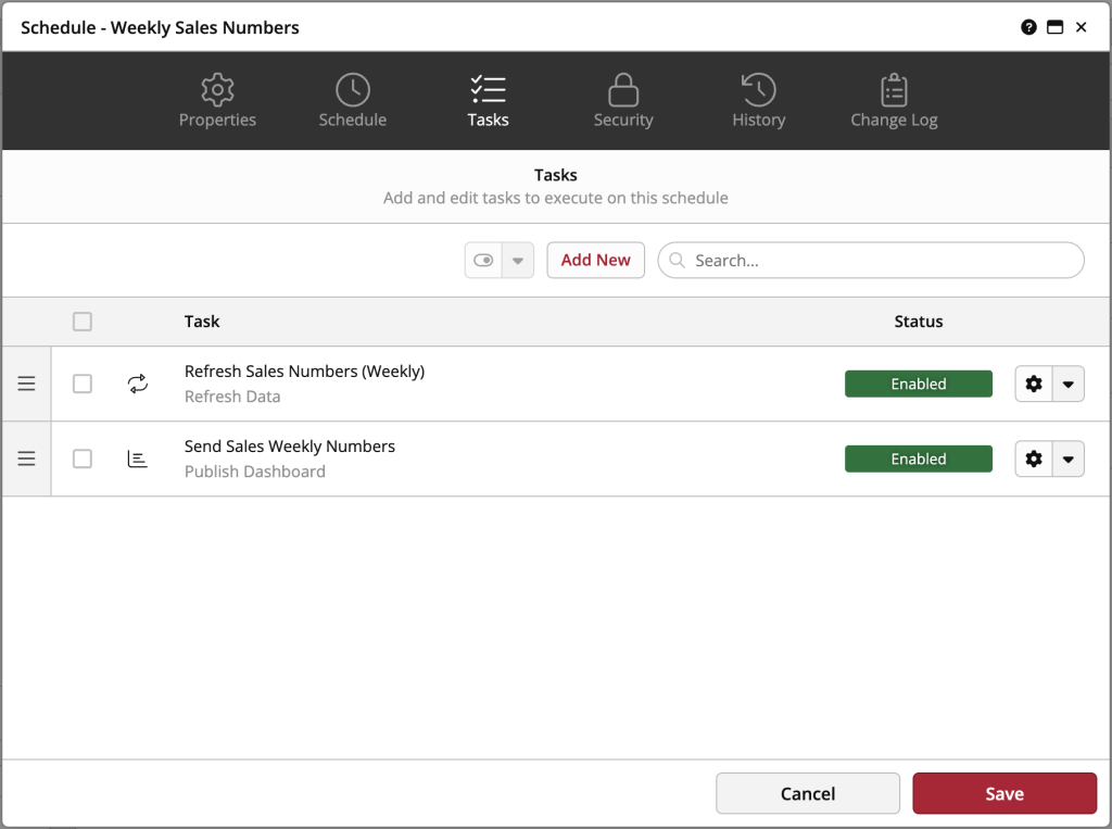 alerts configuration